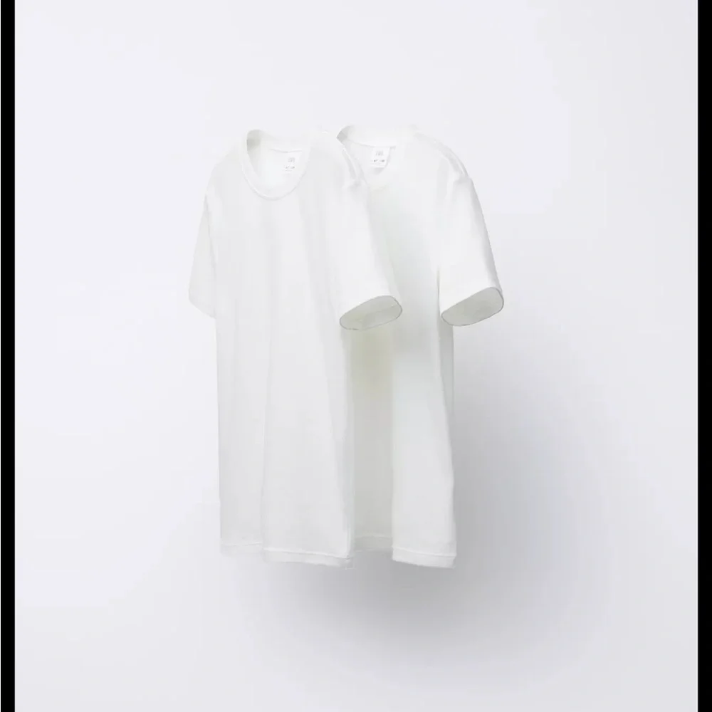 Zara kids, white, two pack of plain short sleeve T-SHIRTS, 9-10 years